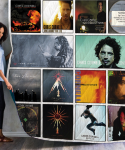 Buy Chris Cornell Singles Albums Quilt Blanket & Quilt Bedding Set