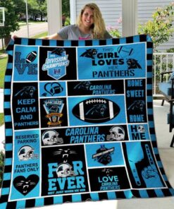 Buy Carolina Panthers Quilt Blanket & Quilt Bedding Set 04