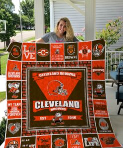 Buy Cleveland Browns Ver23 Quilt Blanket & Quilt Bedding Set