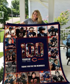 Buy Chicago Bears Blanket All Season Plus Size Quilt Blanket & Quilt Bedding Set