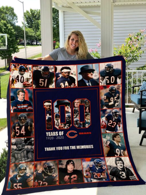 Buy Chicago Bears Blanket All Season Plus Size Quilt Blanket & Quilt Bedding Set