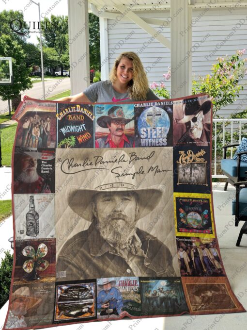 Buy Charlie Daniels Albums Quilt Blanket & Quilt Bedding Set For Fans Ver 17