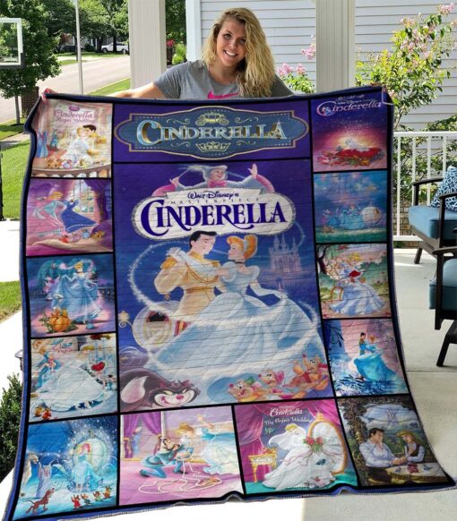 Buy Cinderella Quilt Blanket & Quilt Bedding Set - Meteew