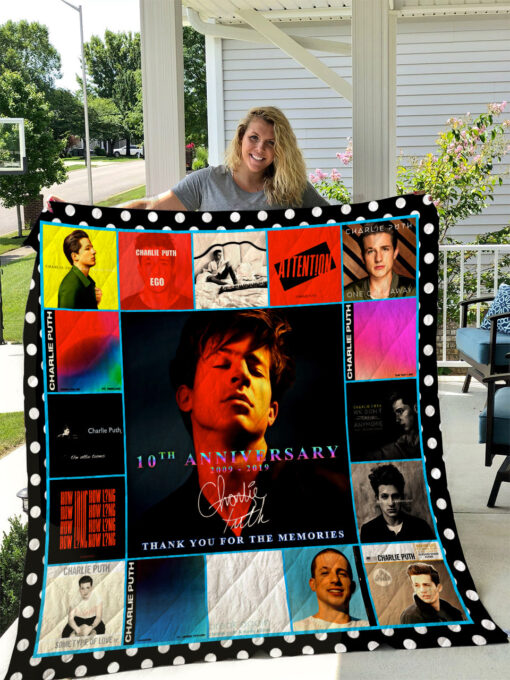 Buy Charlie Puth 10 Years Quilt Blanket & Quilt Bedding Set