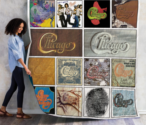 Buy Chicago Albums Quilt Blanket & Quilt Bedding Set