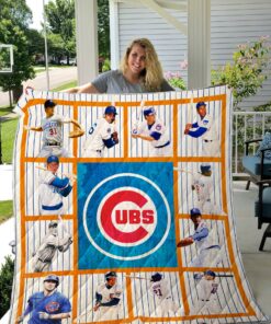 Buy Chicago Cubs Quilt Blanket & Quilt Bedding Set M02