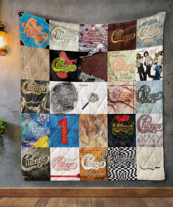 Buy Chicago Album Covers Quilt Blanket & Quilt Bedding Set