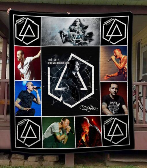 Buy Chester Bennington Quilt Blanket & Quilt Bedding Set