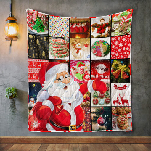 Buy Christmas Vibes Quilt Blanket & Quilt Bedding Set Great Customized Gifts For Birthday Christmas Thanksgiving