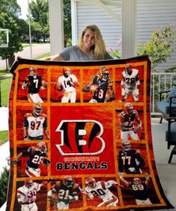 Buy Cincinnati Bengals Quilt Blanket & Quilt Bedding Set - Meteew