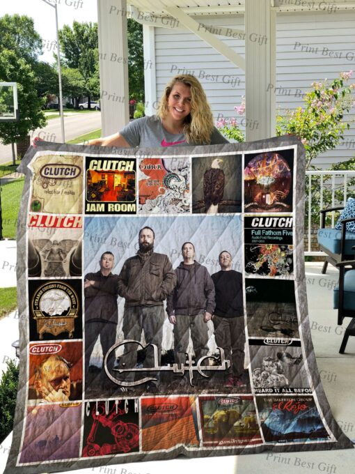 Buy Clutch Albums Cover Poster Quilt Blanket & Quilt Bedding Set