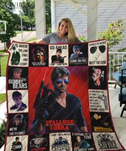 Buy Cobra (1986) Quilt Blanket & Quilt Bedding Set For Fans Ver 17