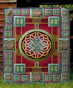 Buy Celtic Art Quilt Blanket & Quilt Bedding Set Great Customized Blanket Gifts For Birthday Christmas Thanksgiving - Meteew