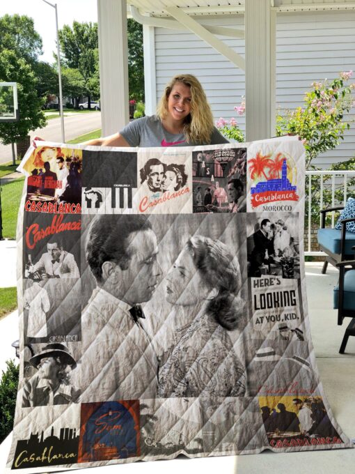 Buy Casablanca Poster Quilt Blanket & Quilt Bedding Set