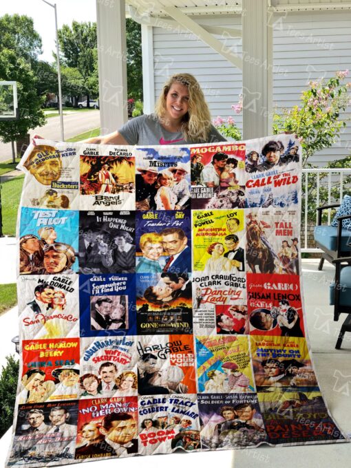 Buy Clark Gable Quilt Blanket & Quilt Bedding Set