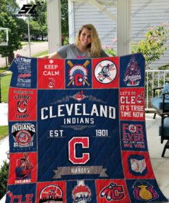 Buy Cleveland Indians Quilt Blanket & Quilt Bedding Set