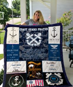 Buy Coast Guard Proud Quilt Blanket & Quilt Bedding Set Great Customized Blanket Gifts For Birthday Christmas Thanksgiving