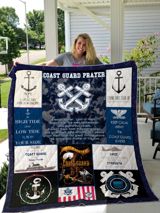 Buy Coast Guard Proud Quilt Blanket & Quilt Bedding Set Great Customized Blanket Gifts For Birthday Christmas Thanksgiving