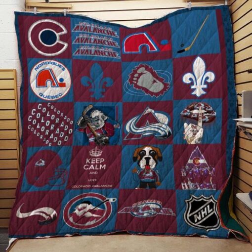 Buy Colorado Avalanche Quilt Blanket & Quilt Bedding Set Fan Made