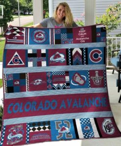 Buy Colorado Avalanche 04 All Season Plus Size Quilt Blanket & Quilt Bedding Set