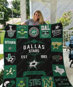 Buy Dallas Stars Quilt Blanket & Quilt Bedding Set Ver 17