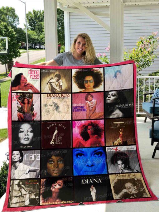 Buy Diana Ross Quilt Blanket & Quilt Bedding Set 01