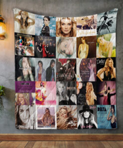 Buy Delta Goodrem Album Covers Quilt Blanket & Quilt Bedding Set