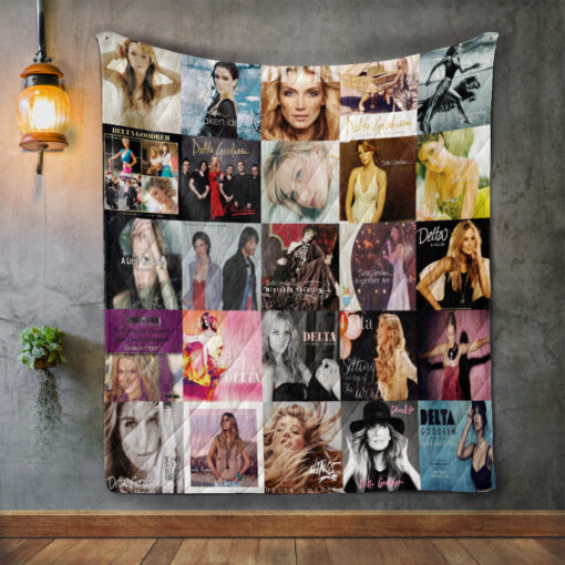 Buy Delta Goodrem Album Covers Quilt Blanket & Quilt Bedding Set