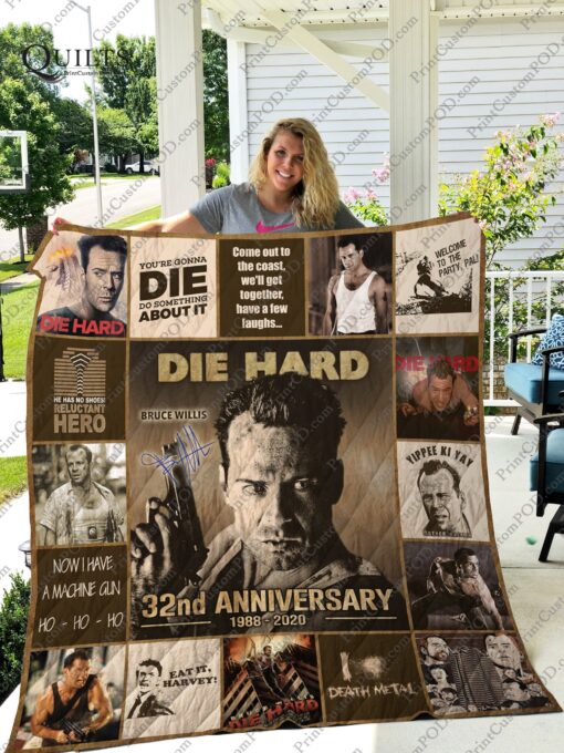 Buy Die Hard Quilt Blanket & Quilt Bedding Set