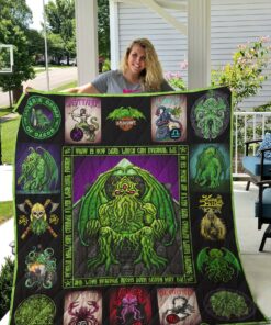 Buy Cthulhu Quilt Blanket & Quilt Bedding Set 01