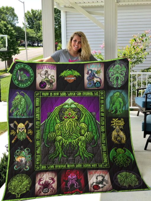 Buy Cthulhu Quilt Blanket & Quilt Bedding Set 01