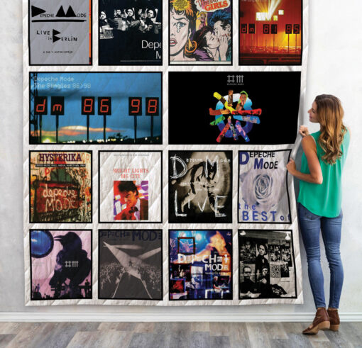 Buy Depeche Mode Albums Quilt Blanket & Quilt Bedding Set 02