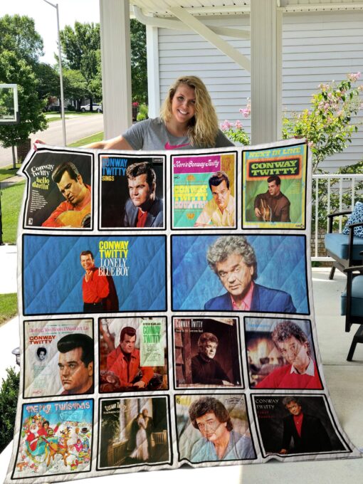 Buy Conway Twitty Quilt Blanket & Quilt Bedding Set - Meteew