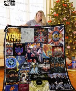 Buy Def Leppard Albums Cover Poster Quilt Blanket & Quilt Bedding Set Ver 2