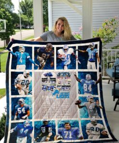 Buy Detroit Lions Quilt Blanket & Quilt Bedding Set - Meteew