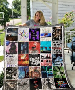 Buy Depeche Mode Albums Cover Poster Quilt Blanket & Quilt Bedding Set Ver 4