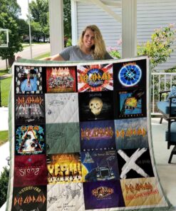 Buy Def Leppard All Season Plus Size Quilt Blanket & Quilt Bedding Set - Meteew