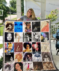 Buy Diana Ross Albums Cover Poster Quilt Blanket & Quilt Bedding Set Ver 2