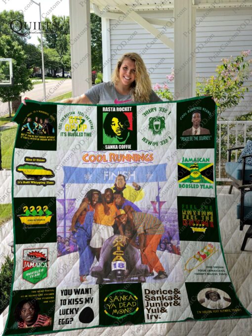 Buy Cool Runnings T-Shirt Quilt Blanket & Quilt Bedding Set