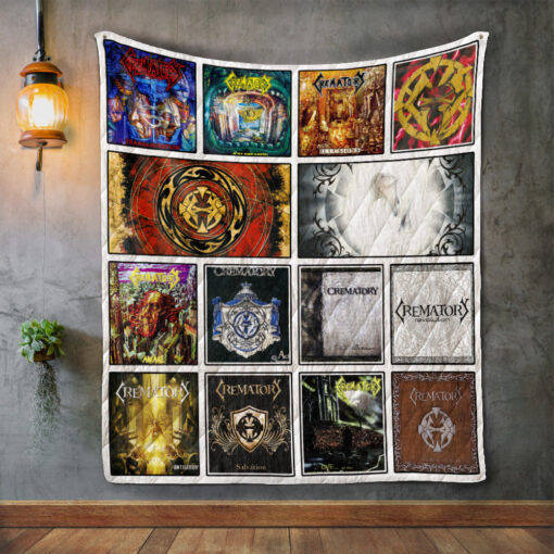 Buy Crematory Album Covers Quilt Blanket & Quilt Bedding Set