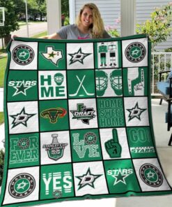 Buy Dallas Stars Quilt Blanket & Quilt Bedding Set 02