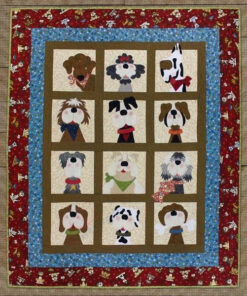 Buy Cute Dog Painting Pattern Quilt Blanket & Quilt Bedding Set Great Customized Blanket Gifts For Birthday Christmas Thanksgiving