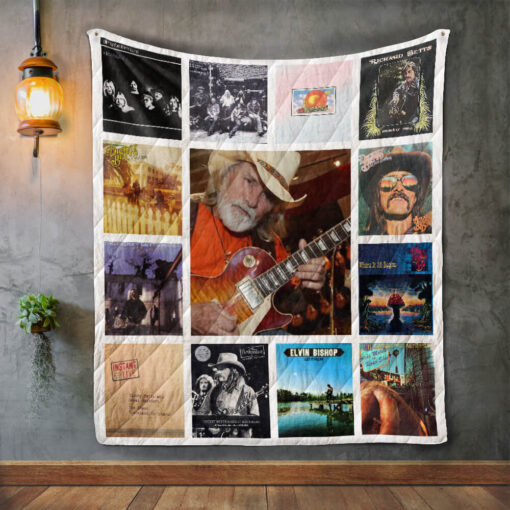 Buy Dickey Betts Album Covers Quilt Blanket & Quilt Bedding Set