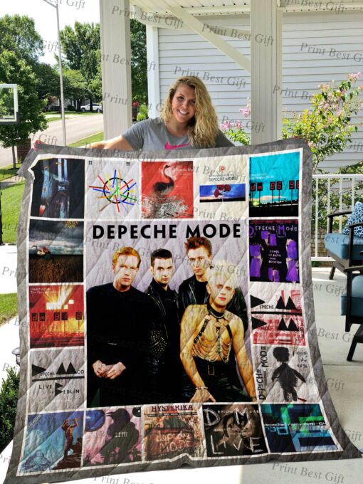 Buy Depeche Mode Albums Cover Poster Quilt Blanket & Quilt Bedding Set Ver 3