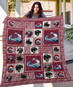 Buy Colorado Avalanche Quilt Blanket & Quilt Bedding Set