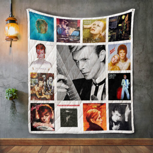 Buy David Bowie Album Covers Quilt Blanket & Quilt Bedding Set