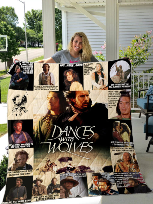 Buy Dances With Wolves Quilt Blanket & Quilt Bedding Set Great Customized Blanket Gifts For Birthday Christmas Thanksgiving