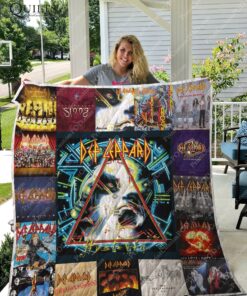 Buy Def Leppard Albums Quilt Blanket & Quilt Bedding Set For Fans Ver 17