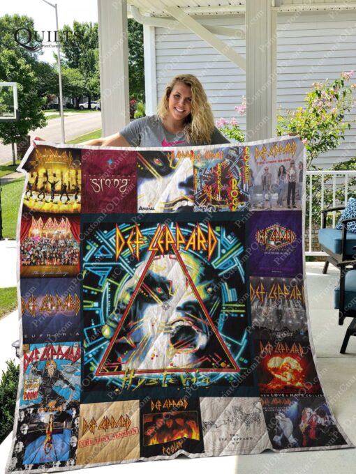 Buy Def Leppard Albums Quilt Blanket & Quilt Bedding Set For Fans Ver 17