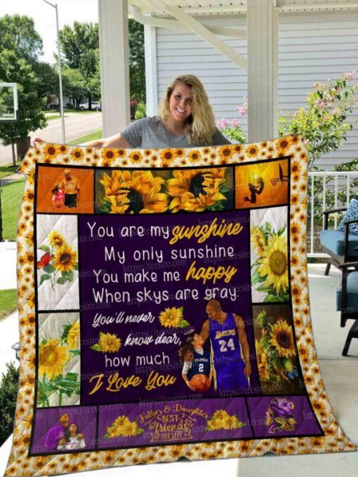 Buy Daughter Daddy Kobe Bryant All Season Plus Size Quilt Blanket & Quilt Bedding Set